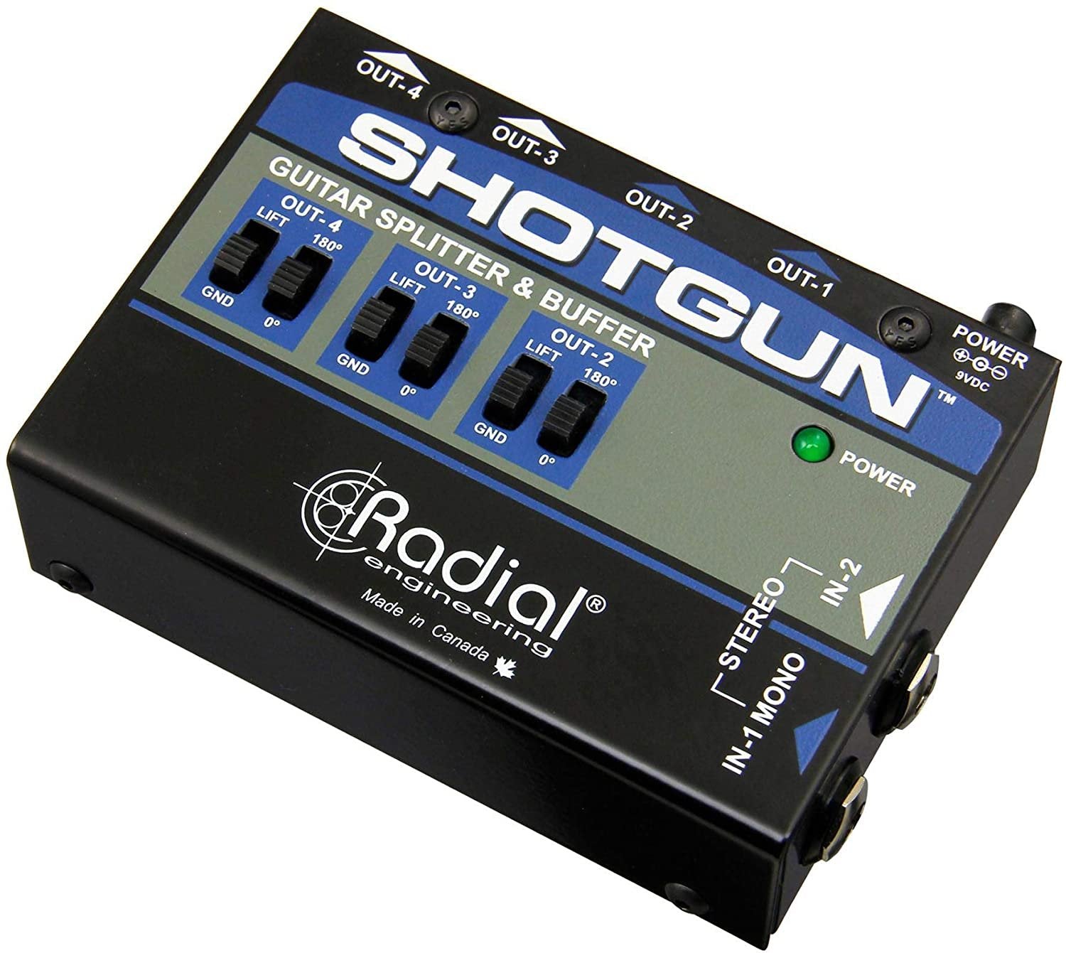 Radial Engineering Shotgun 4 Channel Amp Driver