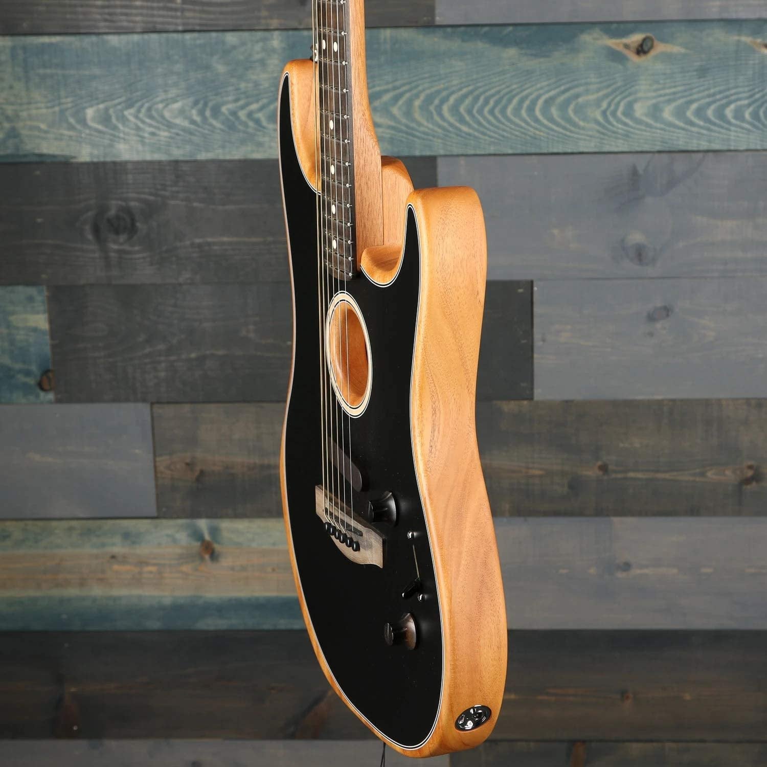 Fender Acoustasonic Stratocaster Black w/Premium Gig Bag