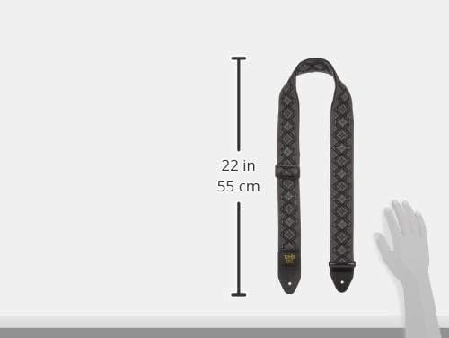 Ernie Ball Jacquard Guitar Strap, Regal Black (P04093)