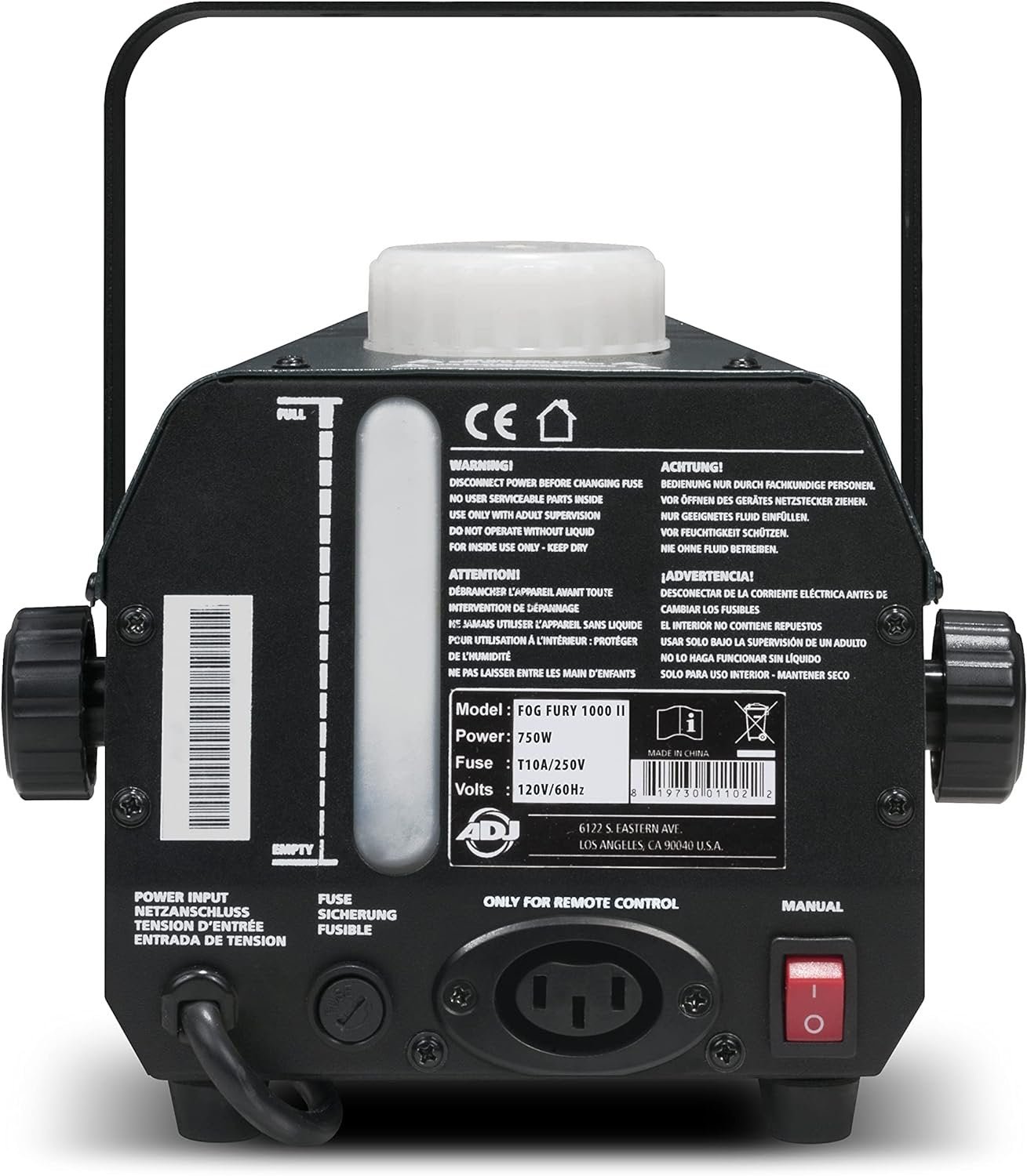 ADJ Products ADJ FOG FURY 1000 II Fog Machine