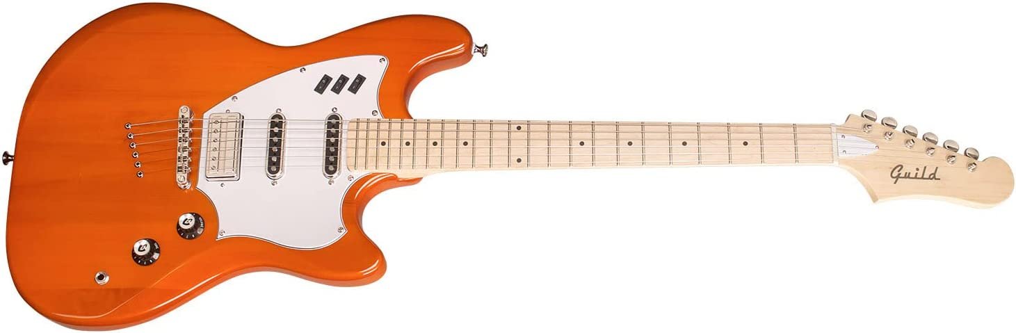 Guild Surfliner Solidbody Electric Guitar - Sunset Orange