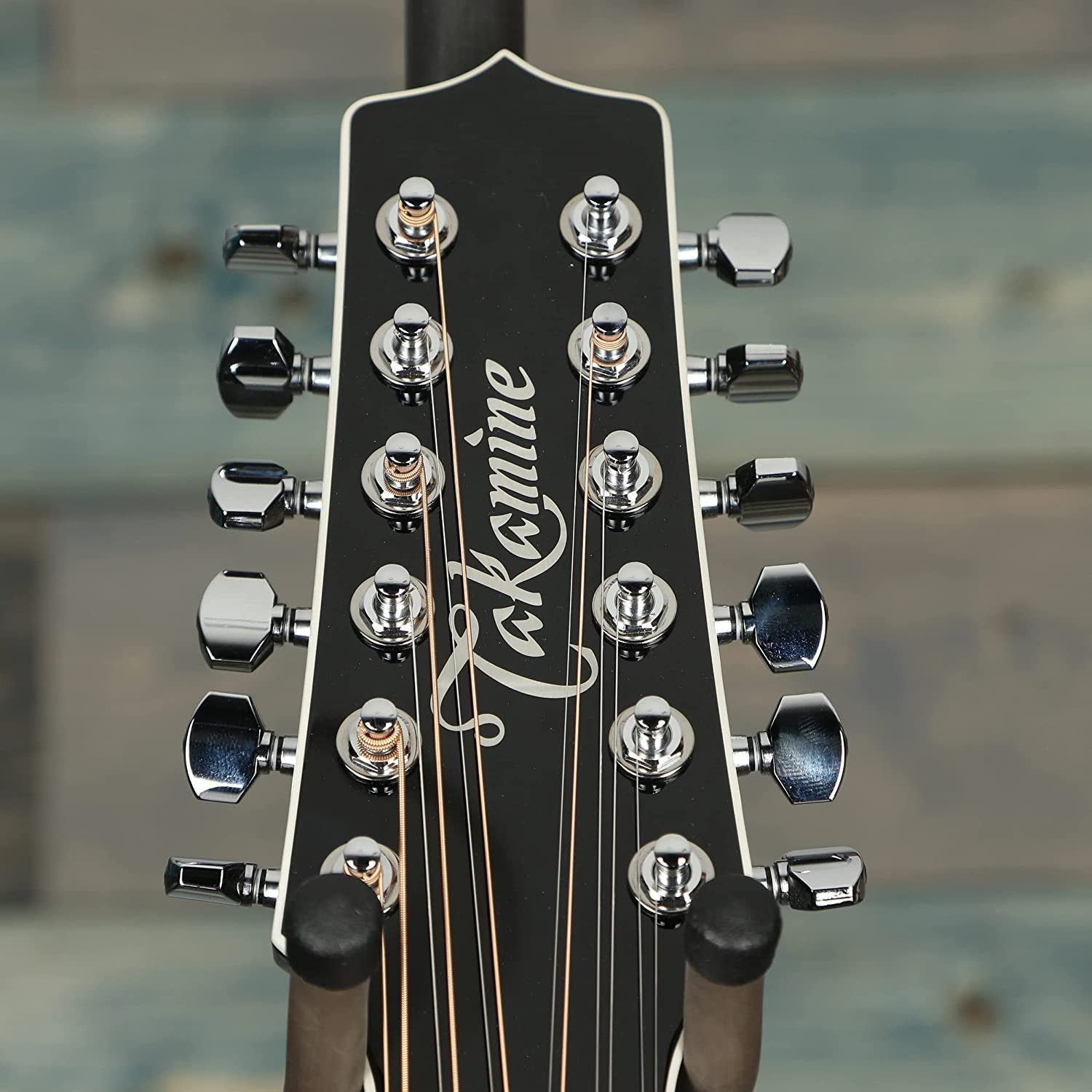 Takamine EF381SC 12-String Dreadnought Acoustic-Electric Guitar with Hard Case