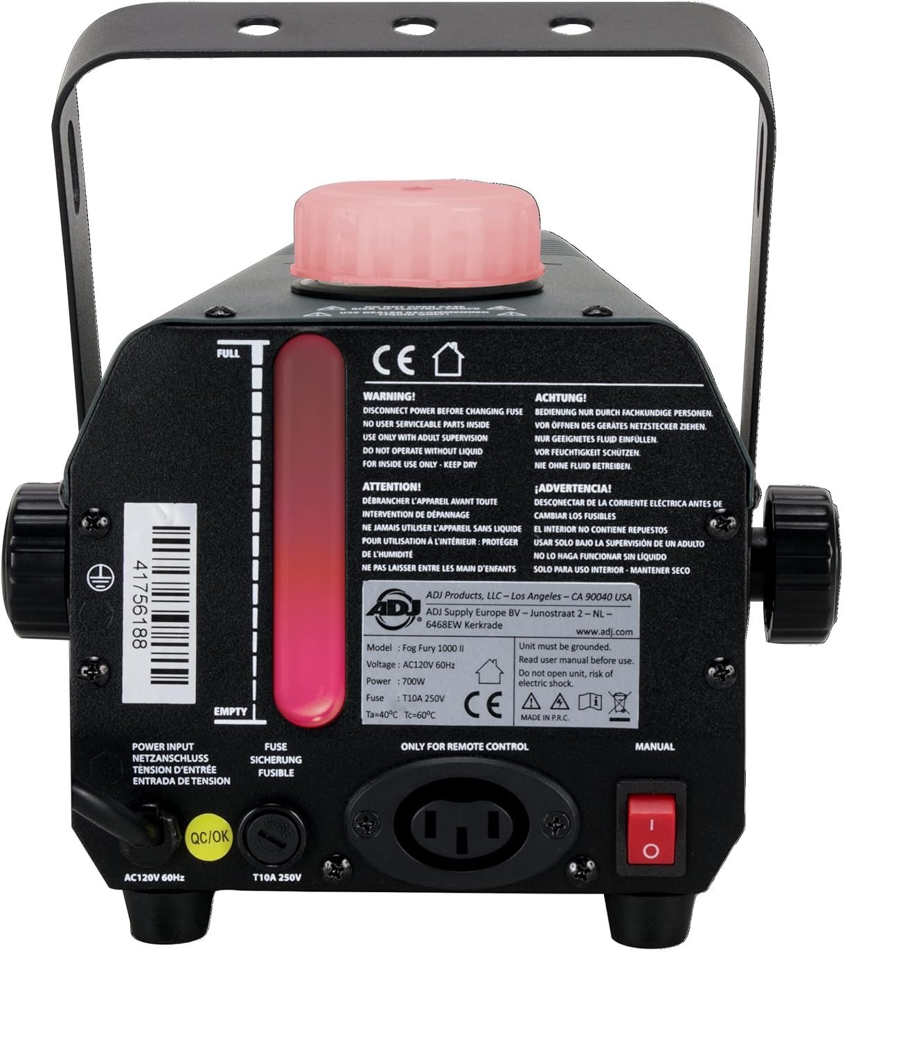 ADJ Products ADJ FOG FURY 1000 II Fog Machine