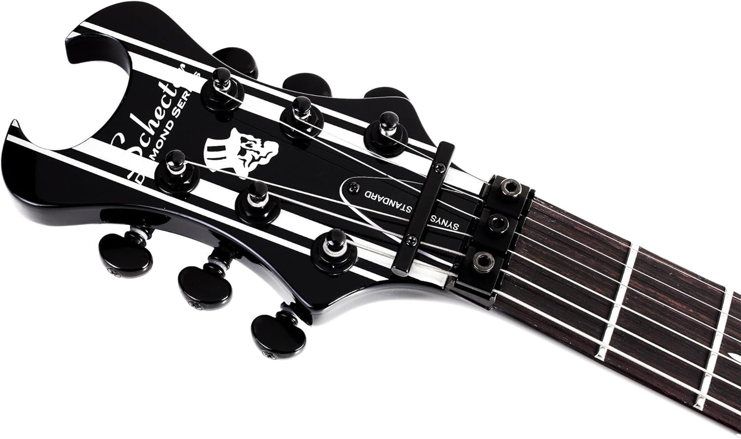 Schecter 6 String Solid-Body Electric Guitar, Gloss Black (1739)